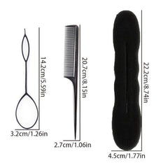 6pcs Hair Styling Kit Set Bun Maker Braid Tool Hair Twist Styling Accessories