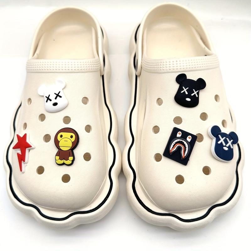 17PCS Ghost Shoe Charms Clogs Shoes Accessories