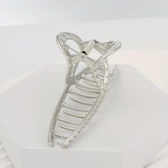 Women's Rhinestone Hair Claw - Metal Ponytail Clip