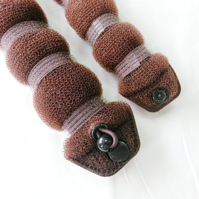 Hair Bun Styling Maker Nylon Hair Curler Accessory
