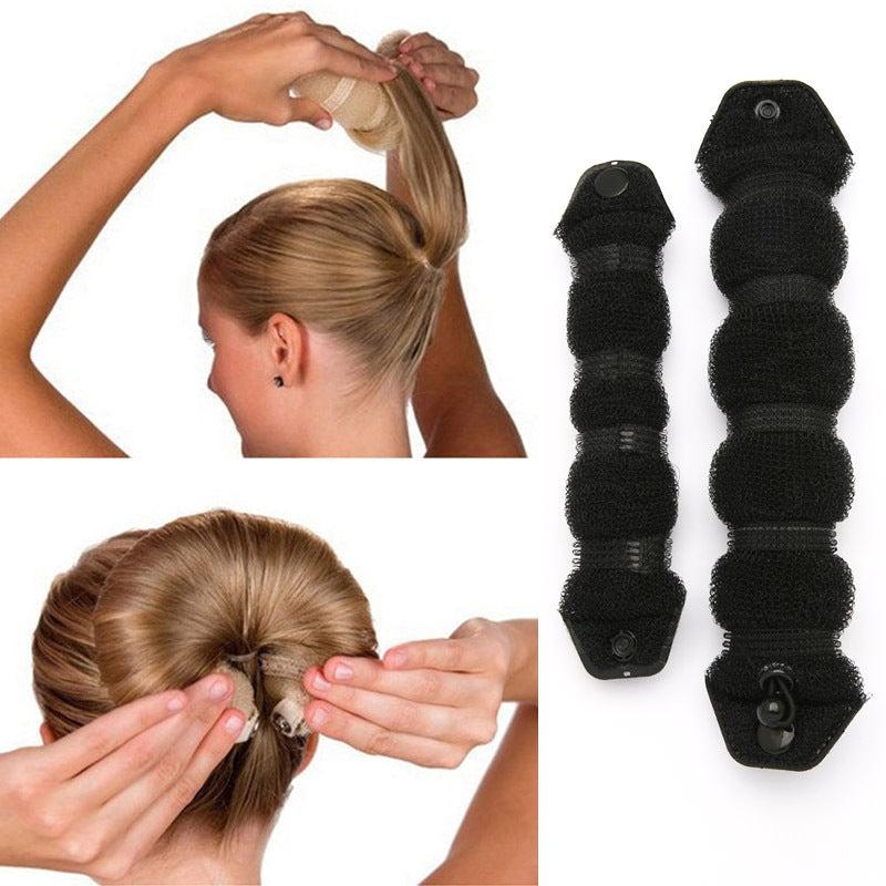 Hair Bun Styling Maker Nylon Hair Curler Accessory