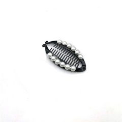 Pearl Hair Clip Banana Clip Ponytail Holder Acrylic Hairclip