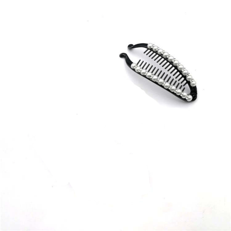Pearl Hair Clip Banana Clip Ponytail Holder Acrylic Hairclip