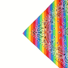 Rainbow Square Scarf Sports Scarf Headscarf Pride Month Accessories