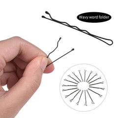 150pcs Bobby Pin Solid Hair Clip Set with Storage Case