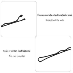 150pcs Bobby Pin Solid Hair Clip Set with Storage Case