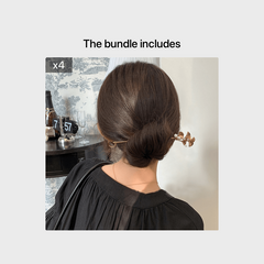 Metal Leaf Hair Pin Golden And Silvery Leaf Hairpin Hair Accessory Gift For Mom