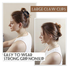 6pcs Matte Square Hair Claw Clip Non Slip Strong Hold Grip Hair Jaw Clip