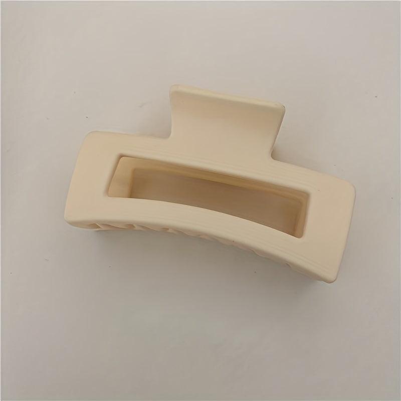 6pcs Matte Square Hair Claw Clip Non Slip Strong Hold Grip Hair Jaw Clip