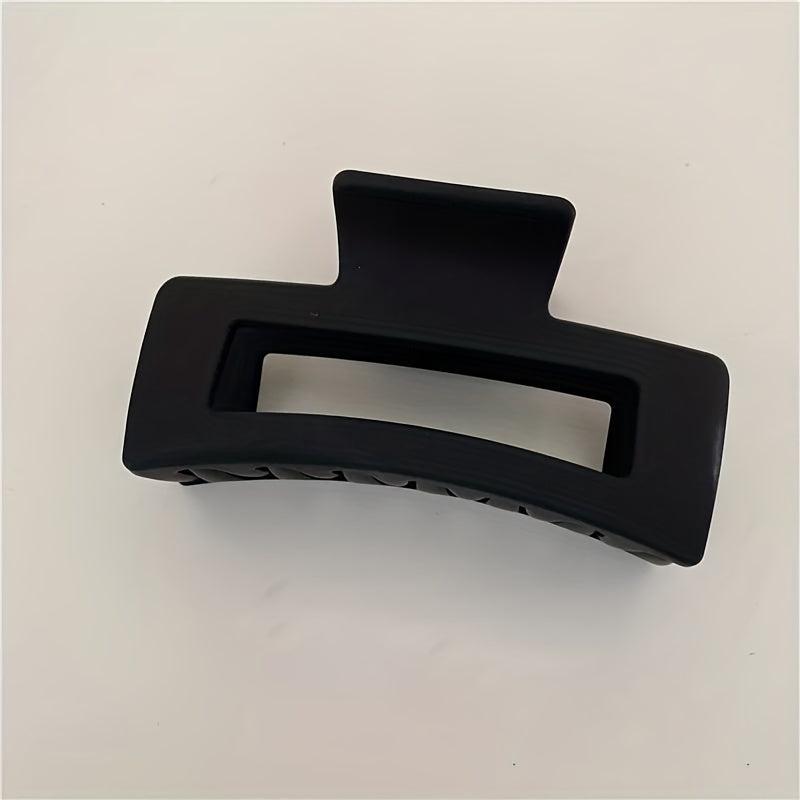 6pcs Matte Square Hair Claw Clip Non Slip Strong Hold Grip Hair Jaw Clip