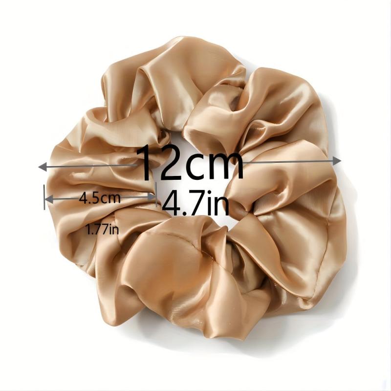 5pcs Large Silk Scrunchie Hair Tie Oversized Hair Rope for Women Girls