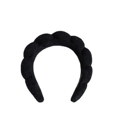 Velvet Headband Wrist Strap Towel Twist Sponge for Face Wash Spa