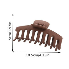5pcs Solid Hair Claw Clip Strong Hold Grip Hair Jaw Clip Thick Hair Accessories
