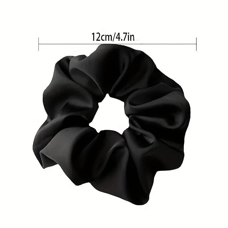2pcs Silk Scrunchies No Crease Ponytail Holder
