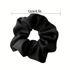 2pcs Silk Scrunchies No Crease Ponytail Holder
