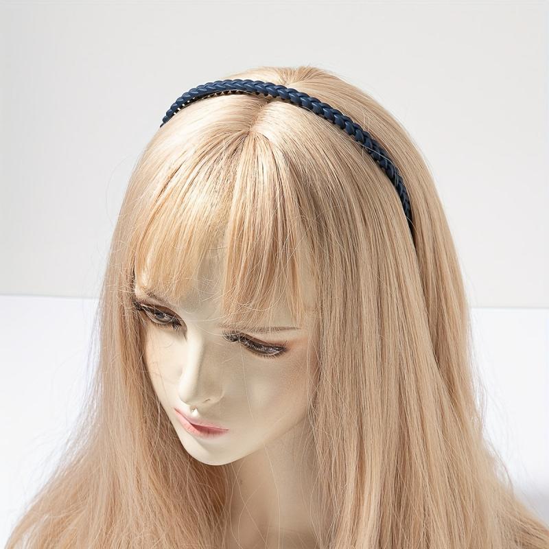 6PCS Multicolor Wavy Hair Band Plastic Headbands Style Hair Hoop