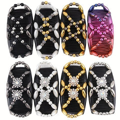 Double Row Beaded Hair Comb for Women
