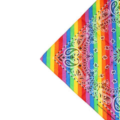 Rainbow Square Scarf Sports Scarf Headscarf Sports Sweatband