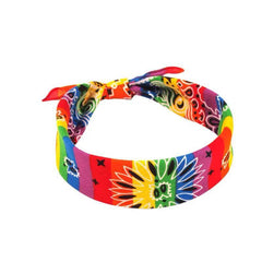 Rainbow Square Scarf Sports Scarf Headscarf Sports Sweatband