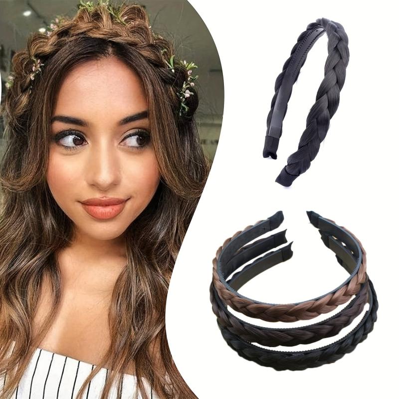 Braided Headband Non-slip Hair Band - Women Hair Accessory