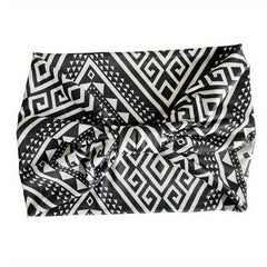 Boho Style Wide Brim Headband Knotted Head Wrap