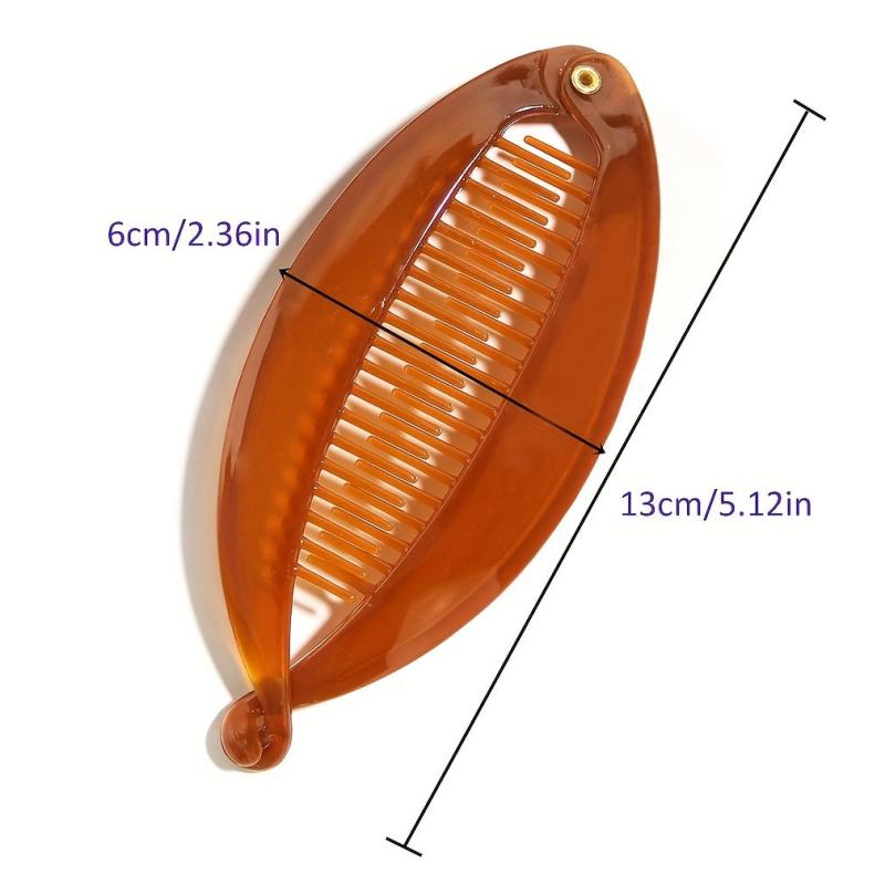 Acrylic Hair Clips Stretch Comb Headbands 2pcs Set