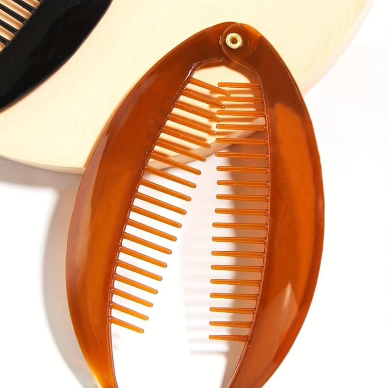 Acrylic Hair Clips Stretch Comb Headbands 2pcs Set