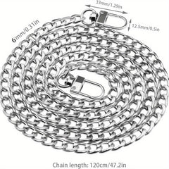 Metal Chain Watch Strap Mobile Phone Replacement Necklace Shoulder Strap