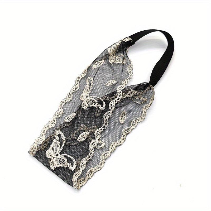 Flower Lace Elastic Hair Band Head Bundle Hair Accessories