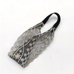 Flower Lace Elastic Hair Band Head Bundle Hair Accessories