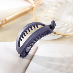 Solid Banana Clip Casual Hair Clips Women Girls Hair Styling Accessories