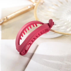 Solid Banana Clip Casual Hair Clips Women Girls Hair Styling Accessories