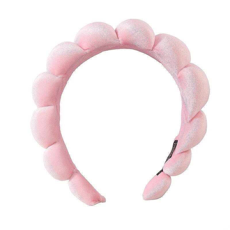2pcs Sweet Sponge Headband Washing Face Hair Accessories