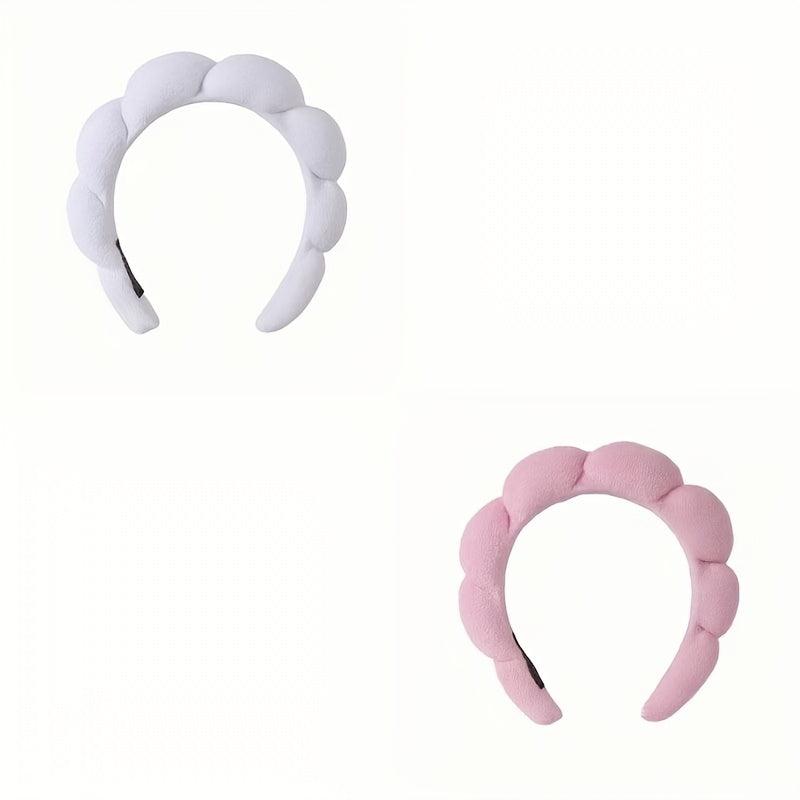 2pcs Sweet Sponge Headband Washing Face Hair Accessories