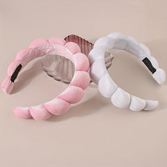 2pcs Sweet Sponge Headband Washing Face Hair Accessories