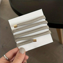 1pc PU Leather Hair Tie Wire Ponytail Hair Decoration