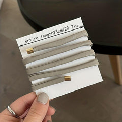 1pc PU Leather Hair Tie Wire Ponytail Hair Decoration