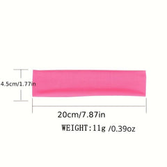 20 Colors Running Fitness Sports Hairband Sweatband Stretch Yoga Headband