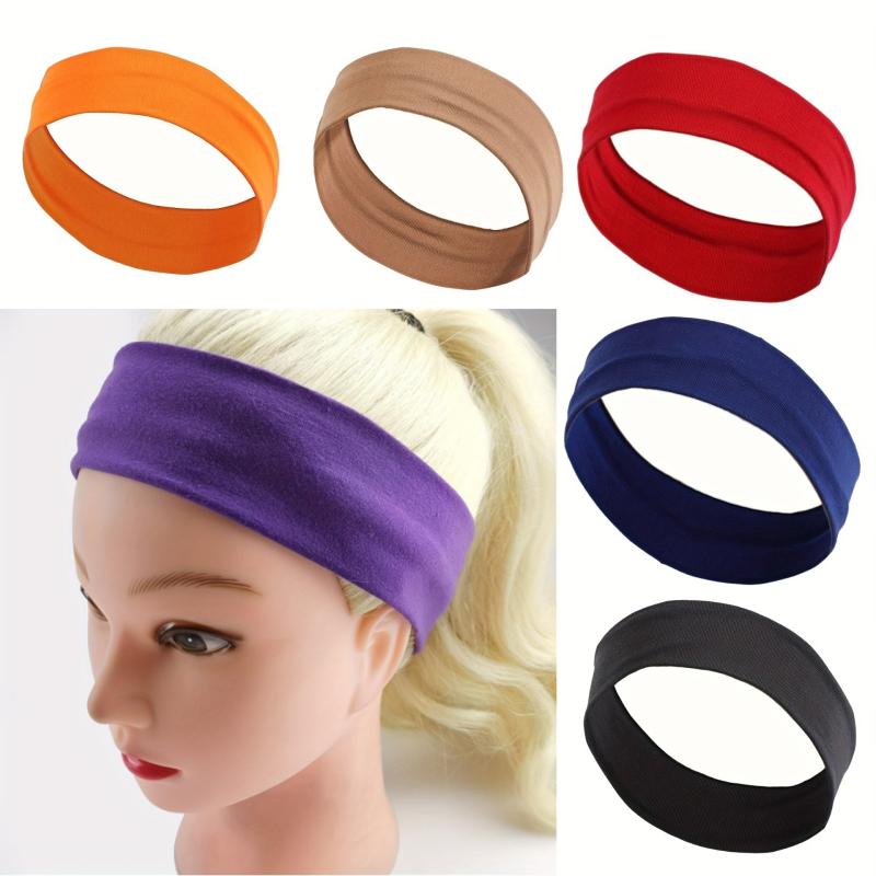 20 Colors Running Fitness Sports Hairband Sweatband Stretch Yoga Headband
