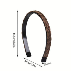 Fishbone Braid Headband Twist Braid Hair Band Bohemia Headdress