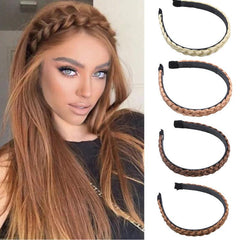 Fishbone Braid Headband Twist Braid Hair Band Bohemia Headdress