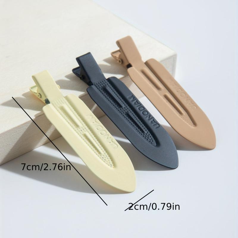 6pcs No Bend Hair Clips No Crease Hair Clip Barrettes For Styling Makeup