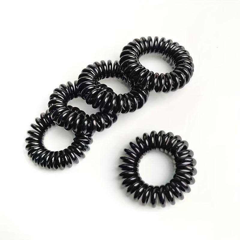 Spiral Hair Tie Style Hair Ring Elastic Ponytail Holder Hair Accessories