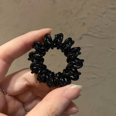 5PCS Braided Elastic Spiral Hair Rings Headwear Random Mixing