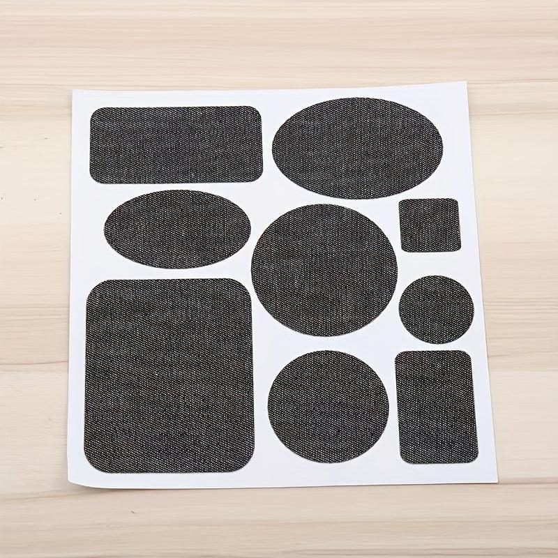 Denim Patch Multiple Sizes for Repairing Holes and Decorating Clo