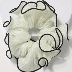 Large Contrast Binding Scrunchies Hair Tie Hair Accessories