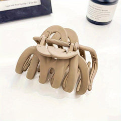 Matte Large Hair Claw Style Shark Claw Ponytail Holder Hair Clip