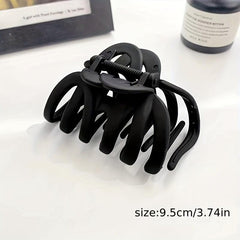 Matte Large Hair Claw Style Shark Claw Ponytail Holder Hair Clip