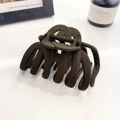 Matte Large Hair Claw Style Shark Claw Ponytail Holder Hair Clip