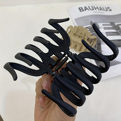 Matte Large Hair Claw Style Shark Claw Ponytail Holder Hair Clip
